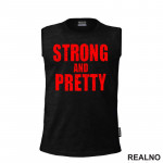 Strong And Pretty - Red - Trening - Majica