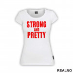 Strong And Pretty - Red - Trening - Majica