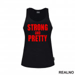 Strong And Pretty - Red - Trening - Majica