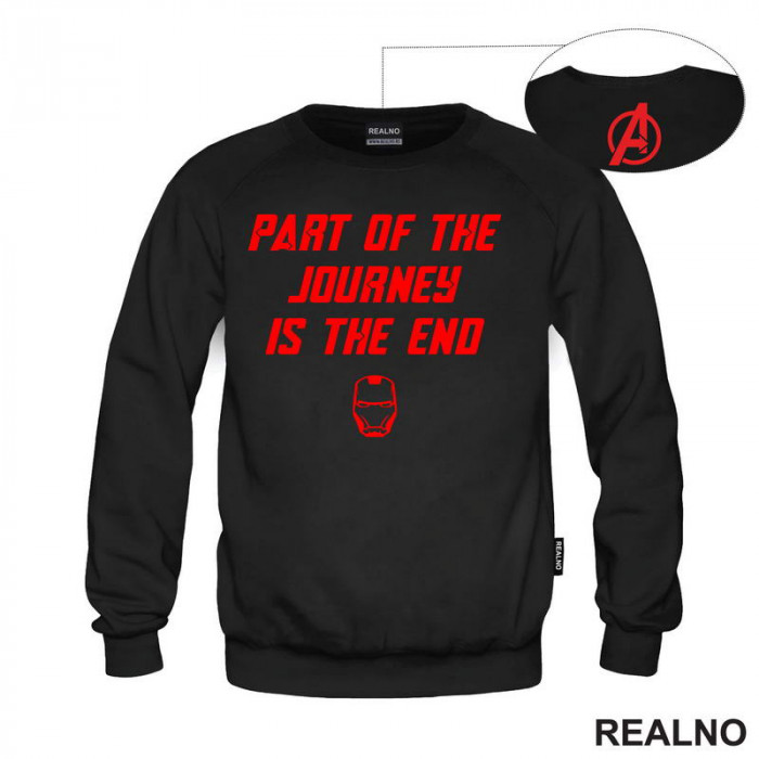 Part Of The Journey Is The End - Red - Iron Man - Avengers - Duks
