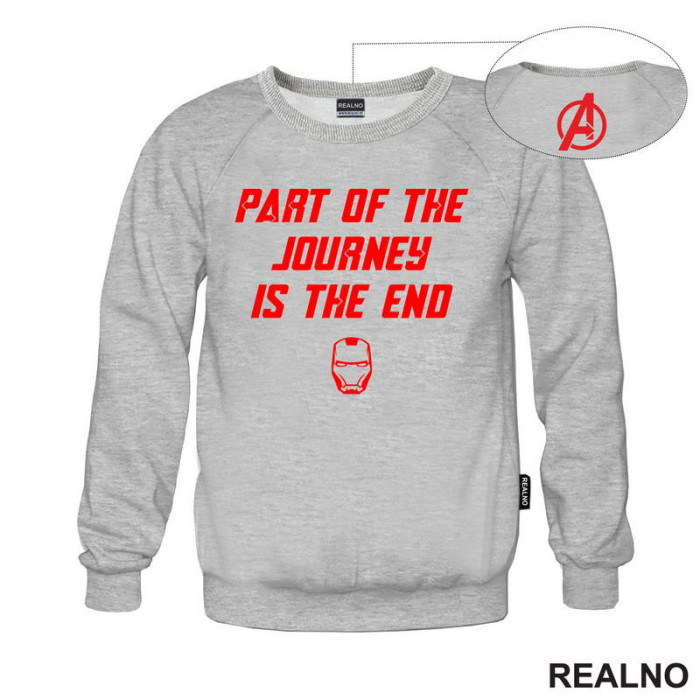 Part Of The Journey Is The End - Red - Iron Man - Avengers - Duks