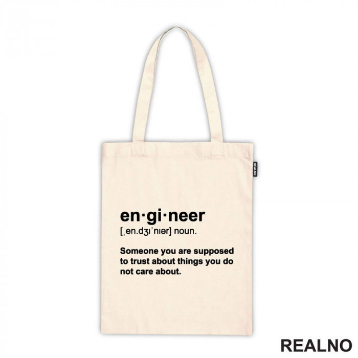 En - gi - neer  Someone You Are Supposed To Trust About Things You Do Not Care About - Engineer - Ceger