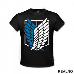 The Survey Corps - Lines - Attack Of Titan - Majica