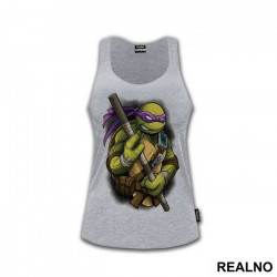 Donatelo - Backgound - Nindža Kornjače - Majica