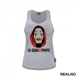 Mask And Logo - La Casa de Papel - Money Heist - Majica