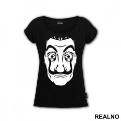 Mask Outline - La Casa de Papel - Money Heist - Majica