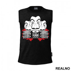 Bank Outline - La Casa de Papel - Money Heist - Majica