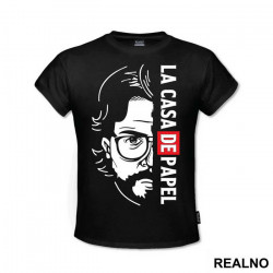 Logo and El Profesor - La Casa de Papel - Money Heist - Majica