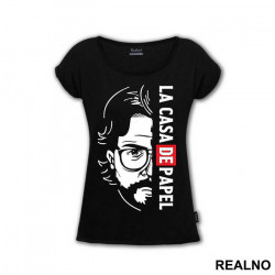 Logo and El Profesor - La Casa de Papel - Money Heist - Majica