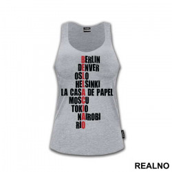 Bella Ciao - Names - La Casa de Papel - Money Heist - Majica