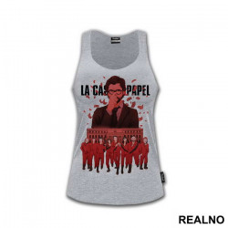 Drawing - La Casa de Papel - Money Heist - Majica