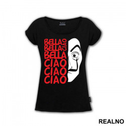 Bella Ciao - Outline - La Casa de Papel - Money Heist - Majica