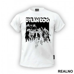 Black Drawing - Dylan Dog - Majica