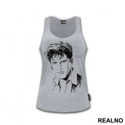 Pencil Drawing - Dylan Dog - Majica