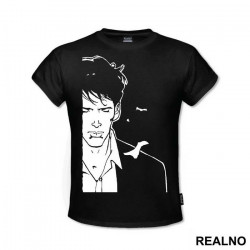 White Outline - Dylan Dog - Majica