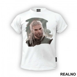 Watercolors Portrait - The Witcher - Majica
