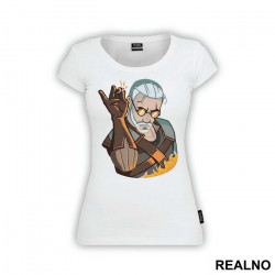 OUTLET - Bela ženska majica veličine L - Witcher OUTLET - Bela ženska majica veličine L - Witcher