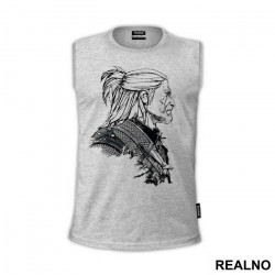 Stencil - Geralt - The Witcher - Majica