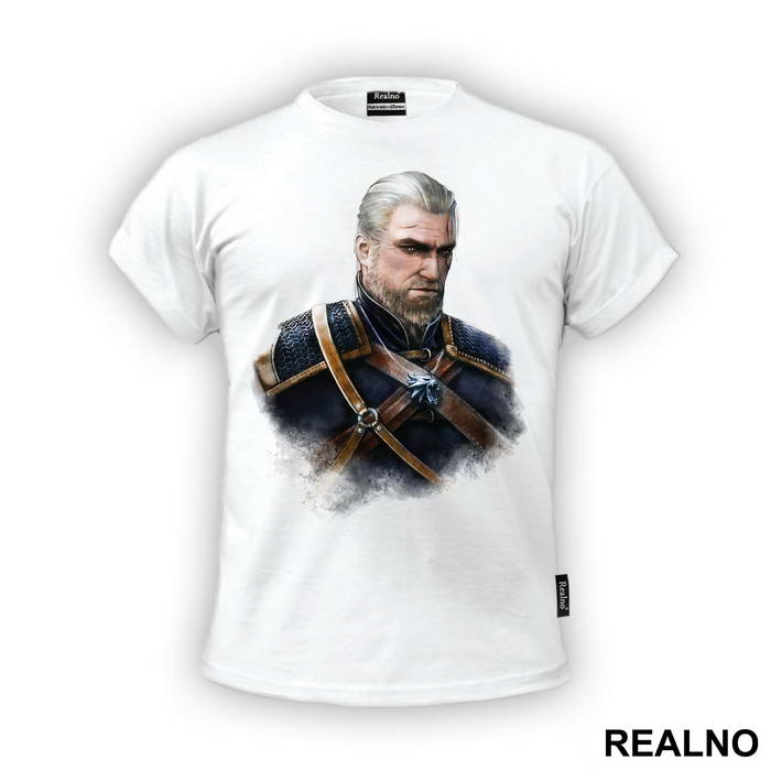 Geralt - Colors - Portrait - The Witcher - Majica