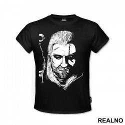 Geralt - Portrait - The Witcher - Majica