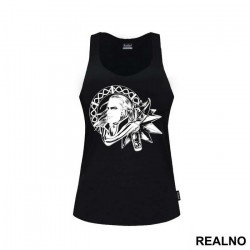 Logo And Face - Outline - The Witcher - Majica