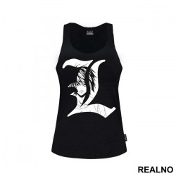 L Inside His Logo - Death Note - Majica