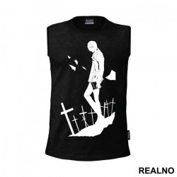 Kira on a Graveyard - Death Note - Majica