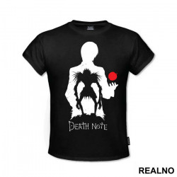 Light and Ryuk  Silhouette With and Apple - Death Note - Majica