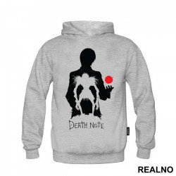 Light and Ryuk Silhouette With and Apple - Death Note - Duks