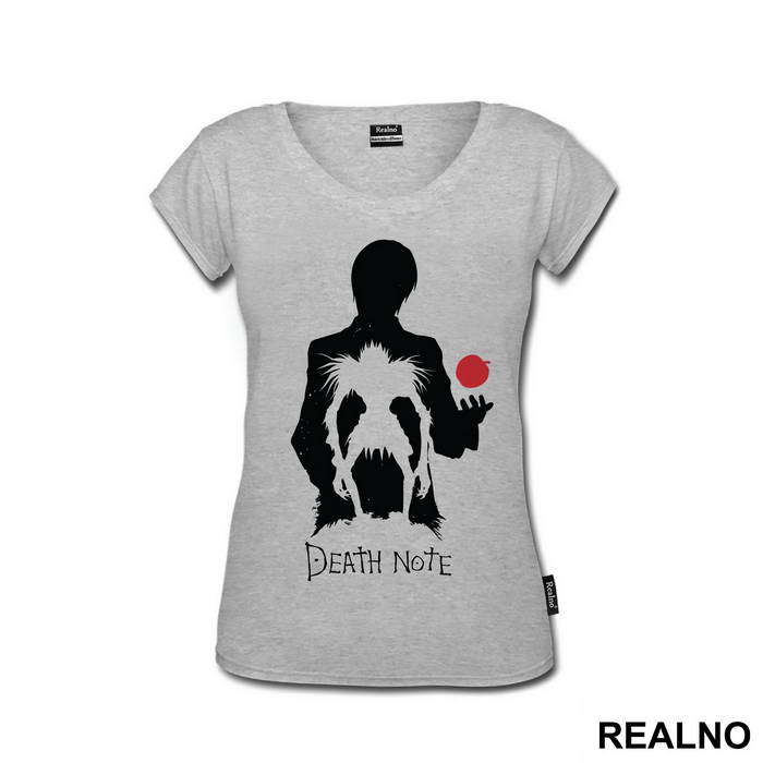OUTLET - Siva ženska majica veličine M - Death Note