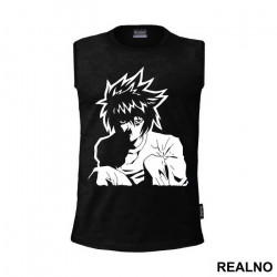 Tired L sitting - Death Note - Majica Tired L sitting - Death Note - Majica