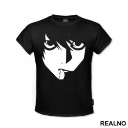 L thinking - Death Note - Majica