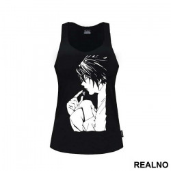 L Eating Sweets - Death Note - Majica