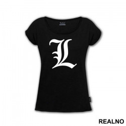 L Logo - Death Note - Majica