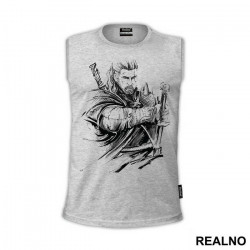 Geralt Drawing a Sword - The Witcher - Majica