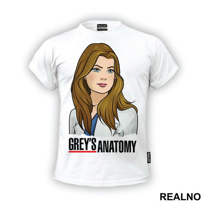 Meredith Grey Portrait - Grey's Anatomy - Majica