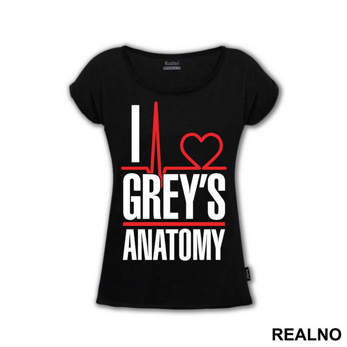 I Love - Grey's Anatomy - Majica