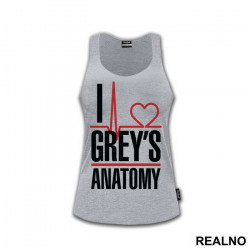 I Love - Grey's Anatomy - Majica