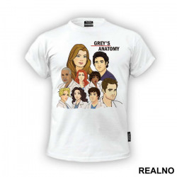 Group Portrait - Grey's Anatomy - Majica