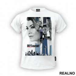 Meredith Grey - Face - Grey's Anatomy - Majica