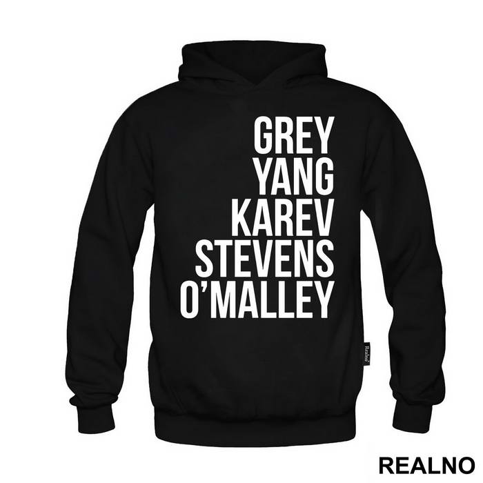 Grey Yang Karev Stevens O'Malley - Grey's Anatomy - Duks