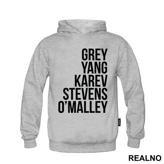 Grey Yang Karev Stevens O'Malley - Grey's Anatomy - Duks