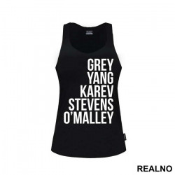 Grey Yang Karev Stevens O'Malley - Grey's Anatomy - Majica