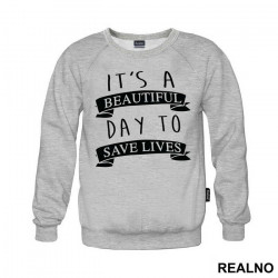 It's a Beautiful Day To Save Lives Rubbon - Grey's Anatomy - Duks