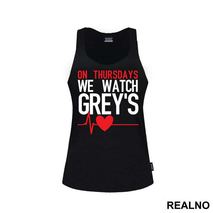On Thursdays We Watch Grey's - Grey's Anatomy - Majica