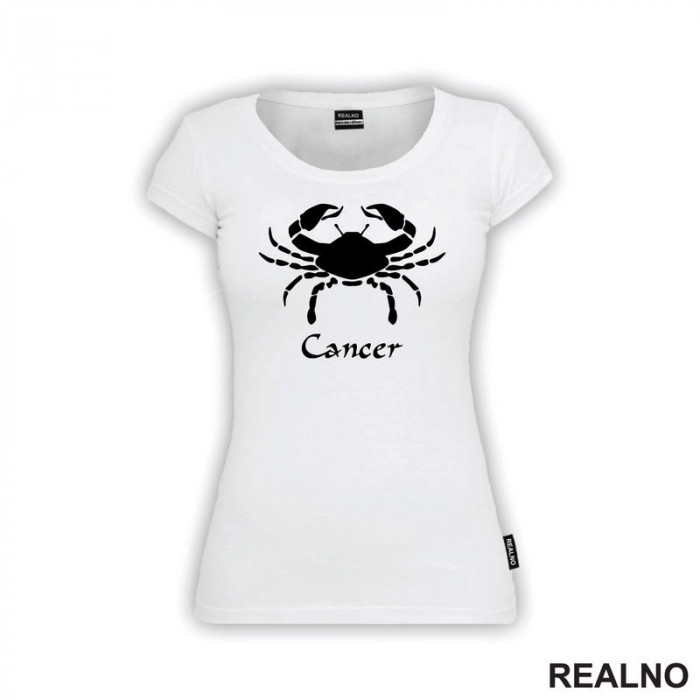 Rak - Cancer - Silhouette - Horoskop - Majica