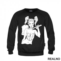 Line Drawing With Hammer - Harley Quinn - Duks