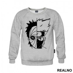 Obito and Kakashi Split - Naruto - Duks