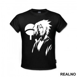 Sasuke and Uchiha Logo - Naruto - Majica