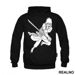 Sasuke Fighting With a Sword - Naruto - Duks